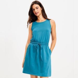 Lou & Grey Luvstretch Pocket Tank Dress Teal Size M